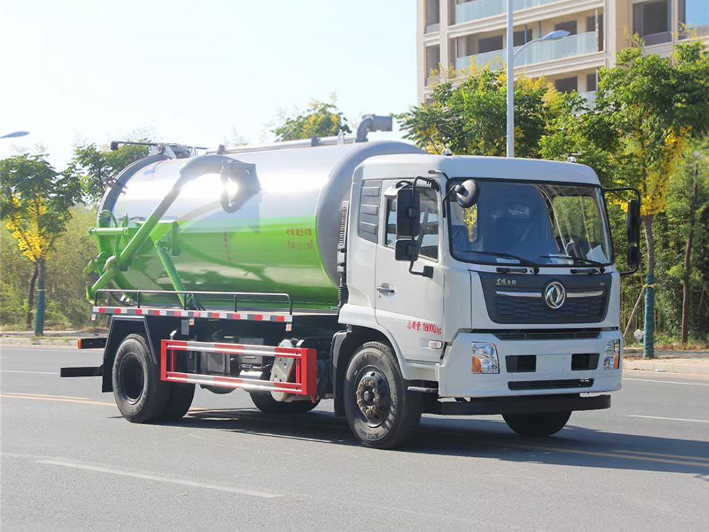 东风天锦型14方吸污车